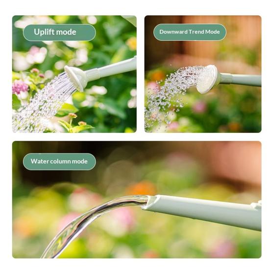 Yousheng Watering Can with Extended Spout Long Spray Distance Even Water Flow Sprinkler Plastic Plant Watering Tool for Home Garden Balcony