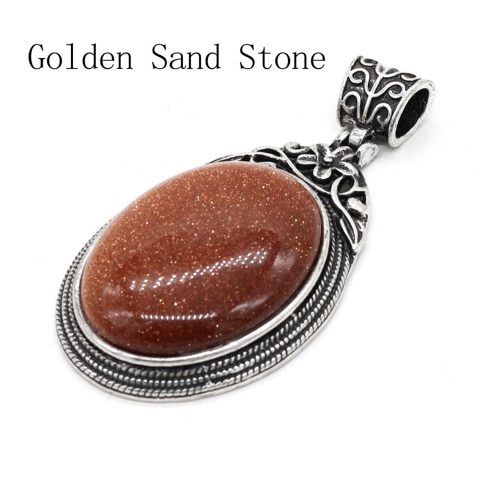 1 шт. винтажный овальный хрустальный кулон в богемном стиле — фото 12