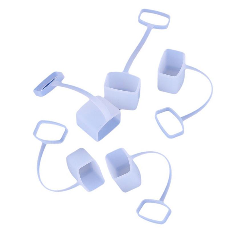 

5/10 шт. Крышки-насадки для кофейного сиропа, колпачки для дозатора, крышки для сиропа, силиконовые, подходят для помпы для сиропа, дозатор для налива 5Pcs прозрачный