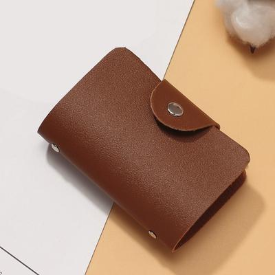 24 Bits Credit Card Holder Business Bank Card Pocket Pvc Large Capacity Card Cash Storage Clip Organizer Case Id Holder