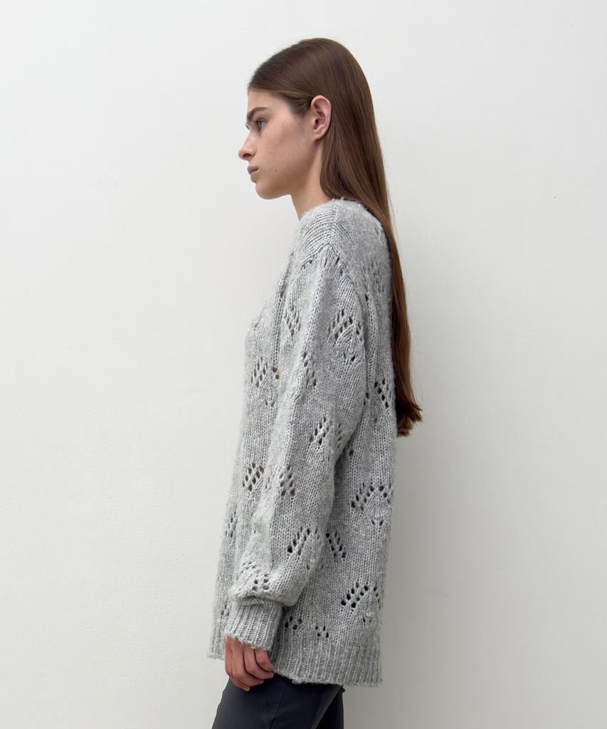 Daiaegeuneol Pointelle Over Knit (Grey)