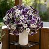 Realistic Artificial Morning Glory UV Resistant Fake Flower Bouquets  Seasonal Celebrations