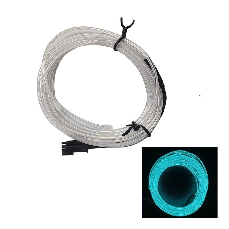 WAK1 1M/3M/5M/10M Flexible Neon Light EL Wire Led Neon Dance Party Atmosphere Decor Lamp RopeTube Waterproof Multicolor Led Strip