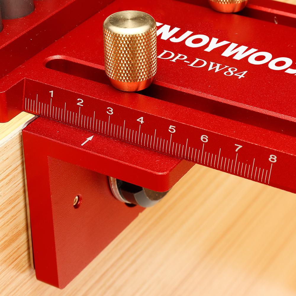 3 in 1 Adjustable Woodworking Doweling Jig Kit Pocket Hole Jig Drilling Guide Locator For Furniture Connecting Hole Puncher Tool