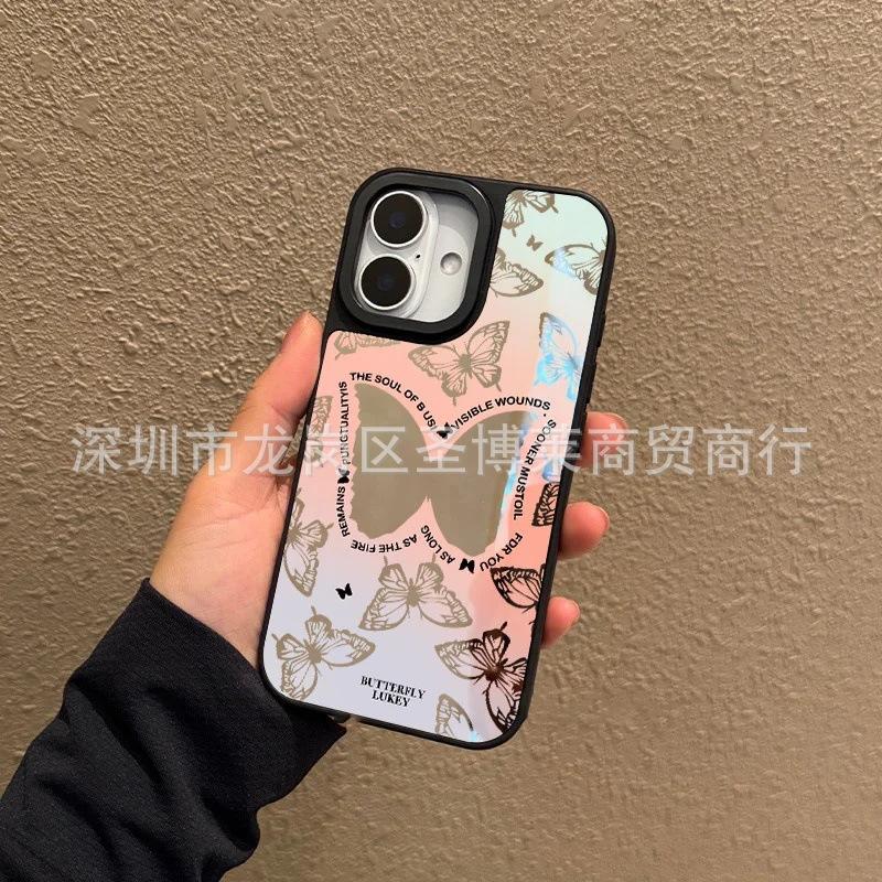 English Butterfly Applies To Apple 17PROMAX Blade Mirror 15 Creative 11 All-inclusive 14 Anti-drop 16 Protective Cover