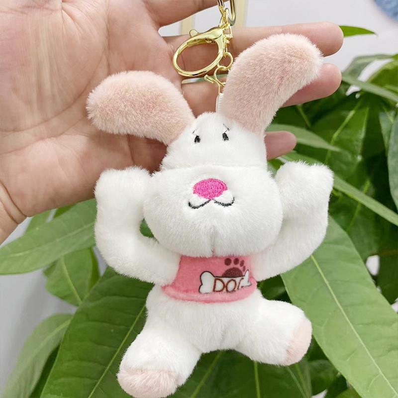 Elegant Animal Plush Keychains With Short Fur Perfect For Kids And Teens Gifts