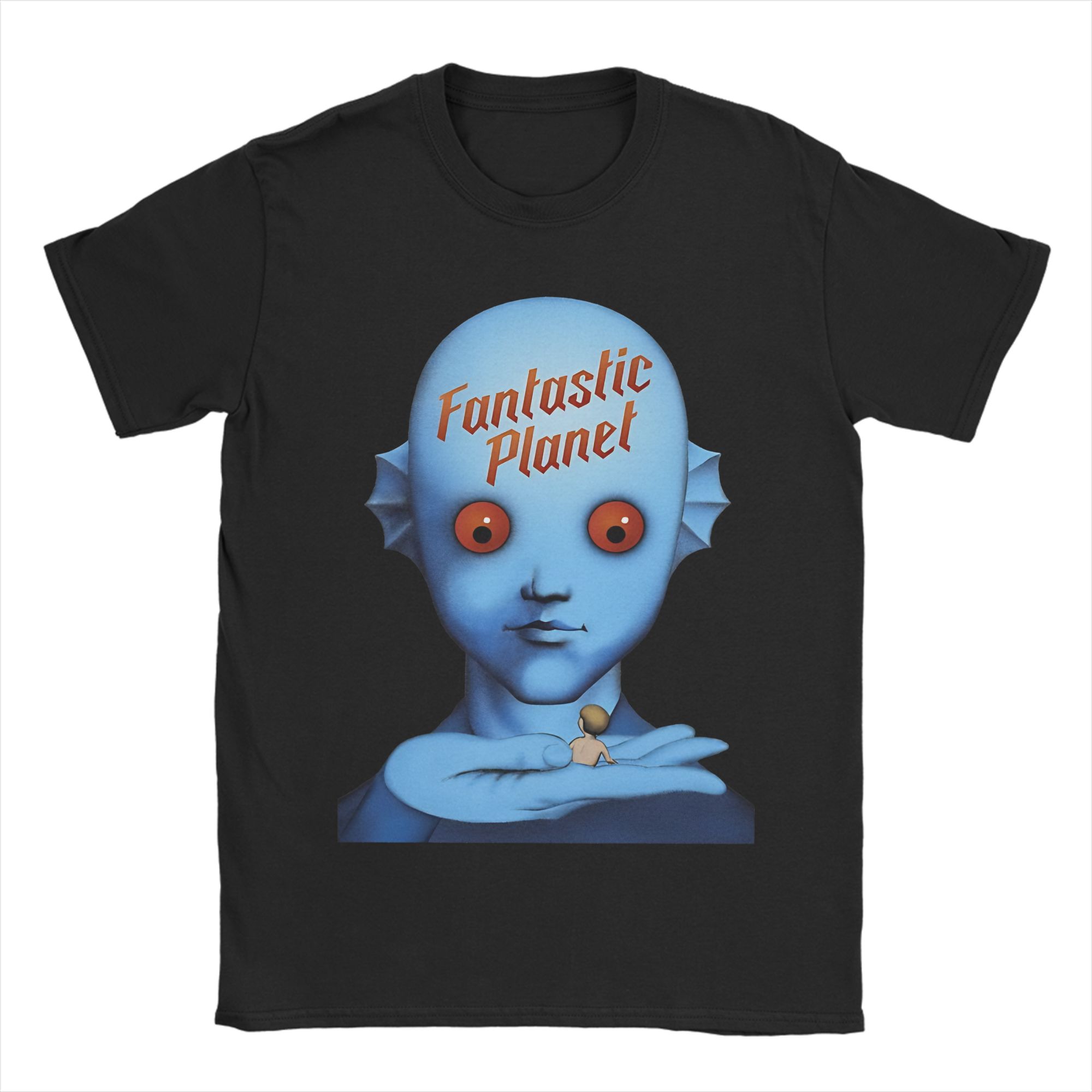 

Fantastic Planet La Planete Sauvage T-Shirt Men Cotton Top Tee Retro Round Neck Short Sleeve M