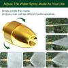 Upgrade Water Hose Nozzle Long Rod Garden Hose Nozzle Heavy Duty metal Brass sprayer 360° Rotaing spray gun for car wash, Plants
