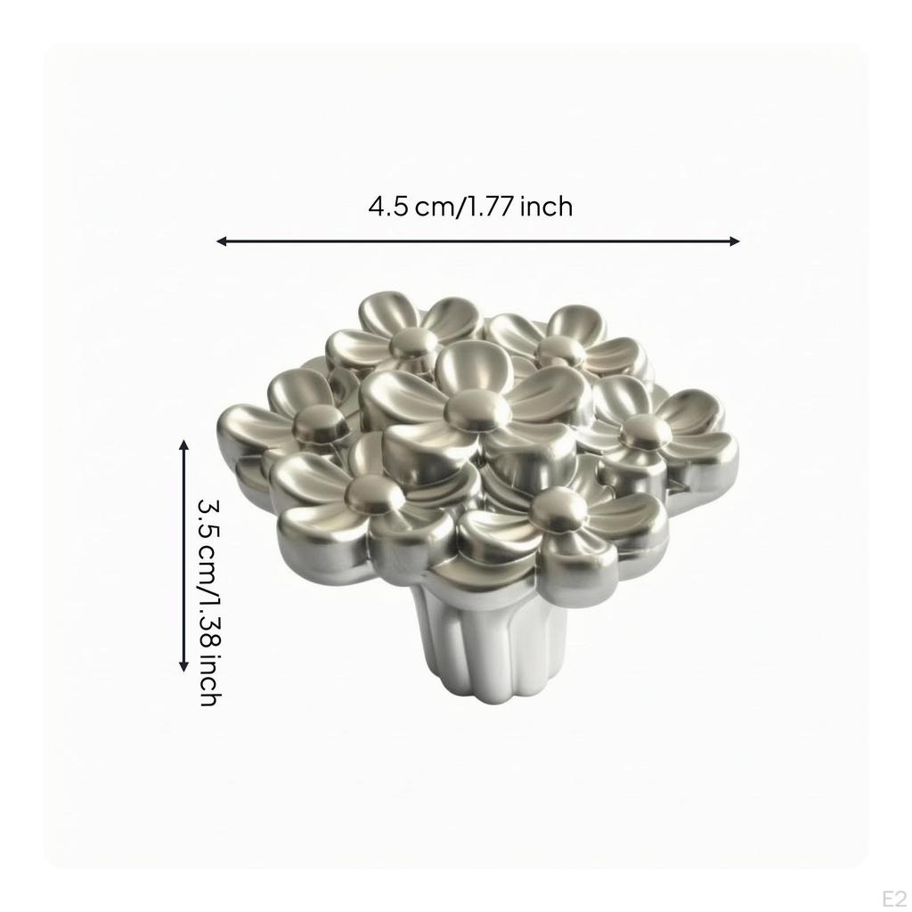 Cabinet Pull Polished Drawer Knob Elegant Knobs Robust for