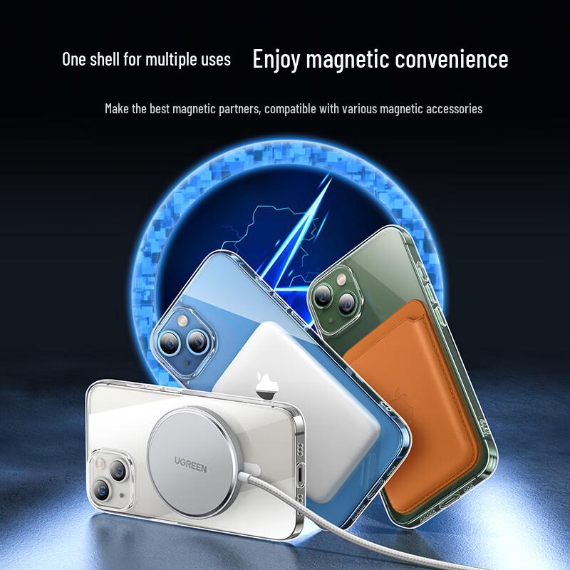 UGREEN Clear MagSafe Protective Case for iPhone 13