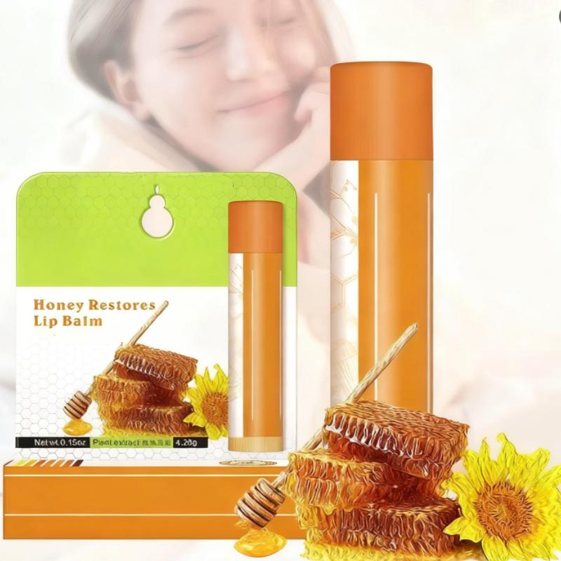 Натуральный бальзам для губ с пчелиным воском для сухих губ, увлажняющий, успокаивающий, зимний уход за губами, длительное увлажнение, без искусственных ароматизаторов, нежный для чувствительных губ
