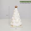 Christmas Ceramic Glowing Tree House Ornament - Desktop Scene Decoration Prop & Gift
