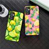 Fruit Lemon Phone Case for Samsung A15 A25 A35 A55 A14 A12 A22 A32 A52 A11 A21 A31 A51 A05 A24 A34 A54 A13 23 A33 A53