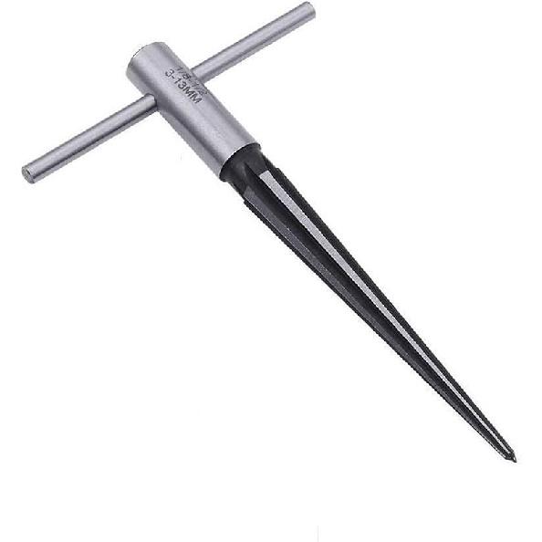2Pcs 3-13mm/5-16mm Bridge Pin Hole Hand Held Tapered Reamers 6 Fluted Chamfer Reaming Guitar Woodworker Luthier Tool