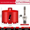 Compact Electric Hammer Water Drill Bit Set for Sharp Hole Opening in Range Hood, Wire Box, and Wall.