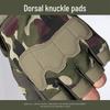Men's Non-Slip Half-Finger Gloves - Durable for Spring/Summer Cycling, Mountaineering, Outdoor Sports, Training, and Fitness