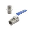 LOYELEY Ball Valve Set 3/4 PT 304 Stainless Steel Flow Control Valve with Insulated Handle
