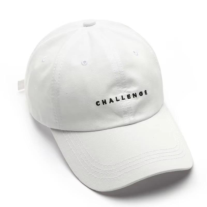 1PC Women Men for Boys Girls Snapback Caps Embroidered Baseball Cap Casual Letter CHALLENGE Solid Visor Trucker Hat