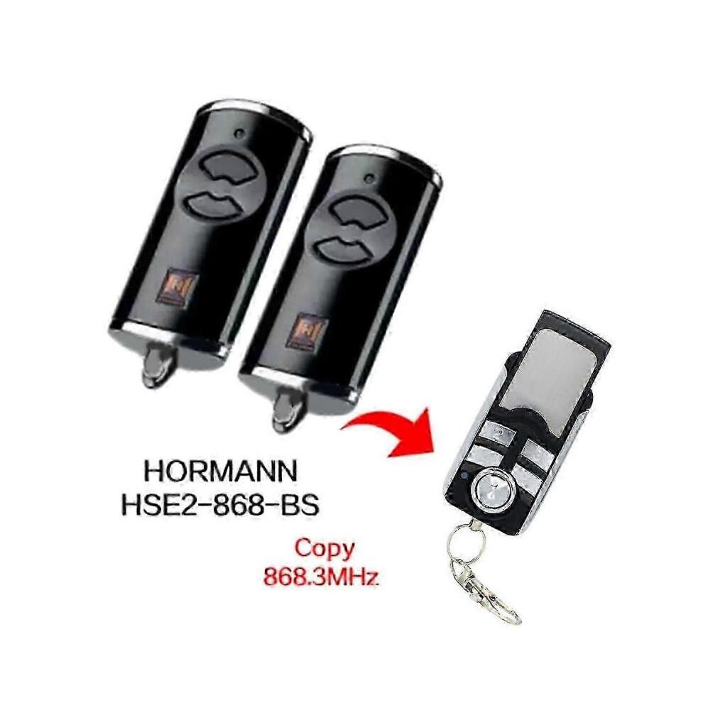HORMANN BS HSE2-868-BS 868MHz Garage Door Remote Controls - 2 Pack