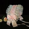 Gothischer Rüschenspitzen-Schleifenknoten-Kopfschmuck Cosplay Haaraccessoires für Dienstmädchen-Mädchen Süßes Stirnband Süße Party-Accessoires