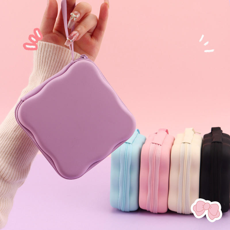 HOT Portable Cable Protector Set And Storage Bag Lovely Bow Cute Charger Cord Organizer Knot Travel