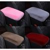 1pc Plush Car Armrest Box Cushion Warm Center Console Arm Cover Pads Stowing Tidying Universal Automobile Interior Decoration