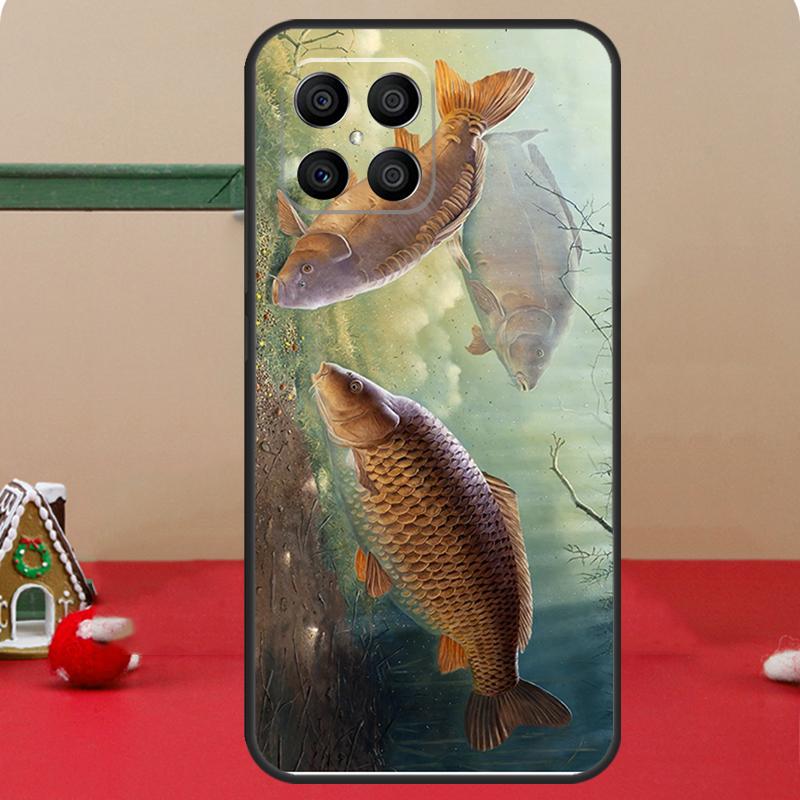 

Chub Carp Fish Case For Honor Magic 8 5 6 7 Lite Honor 400 Pro 200 70 90 X8c X8b X9a X9b X9c X9d Win Cover Honor X9d