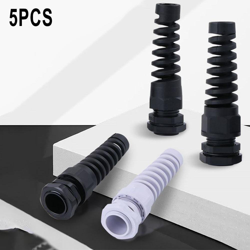 Innovative Spiral Strain Relief Protector for Cable Gland Set of 5