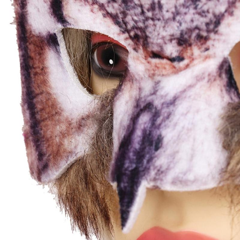 Lovely Halloween Mask Realistic Animal Face Mask Cover Cosplay Costumes Props Masked Ball Party Gifts for Adults Kids