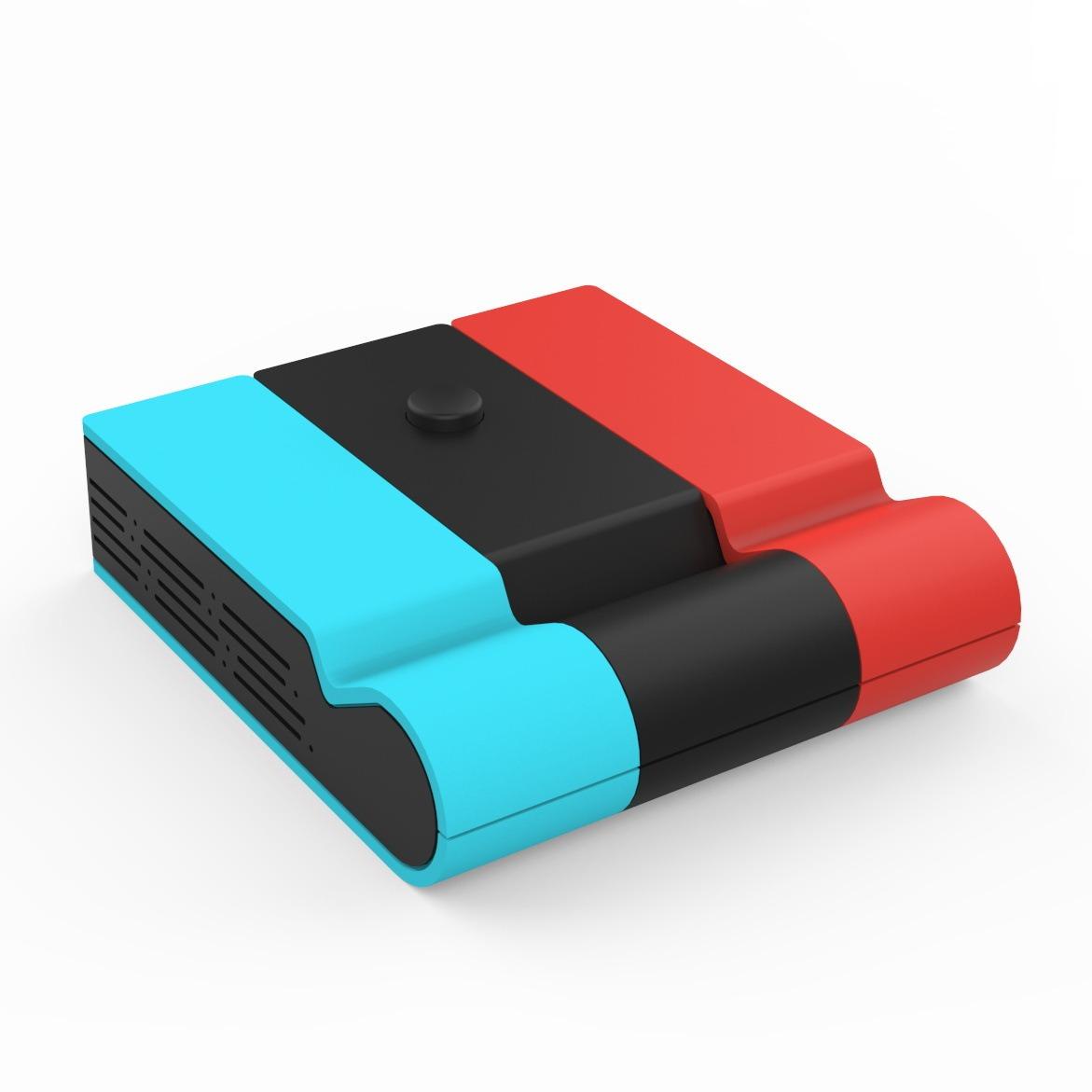 

Подставка для видеоконвертера Type C в HDMI, совместимая со складной консолью NS Switch No Ethernet port красный/синий