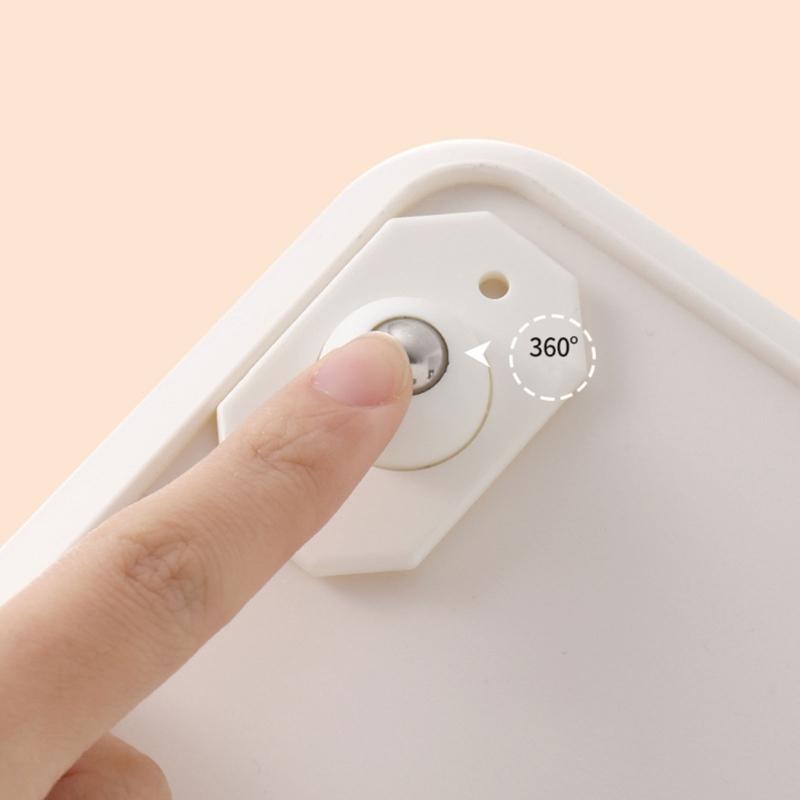 Practical Adhesive 360 Degree Rotating Wheels set Self Adhesive Caster Wheels for Storage Furniture & Small Appliances