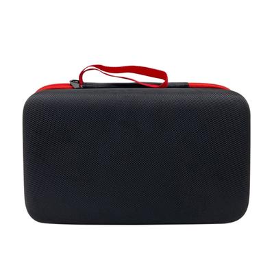 EVA Car Chargers Storage Pouch with Smooth Zippers Hard Shell Case for Inflator and Tool 9.5X5X4Inch Black
