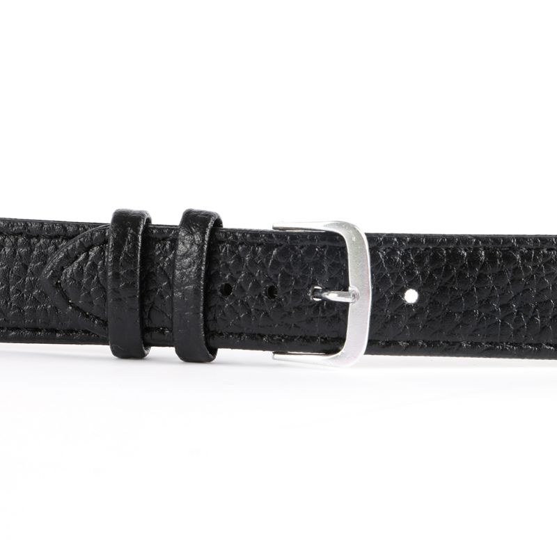 Lychee Pattern PU Leather Watch Strap