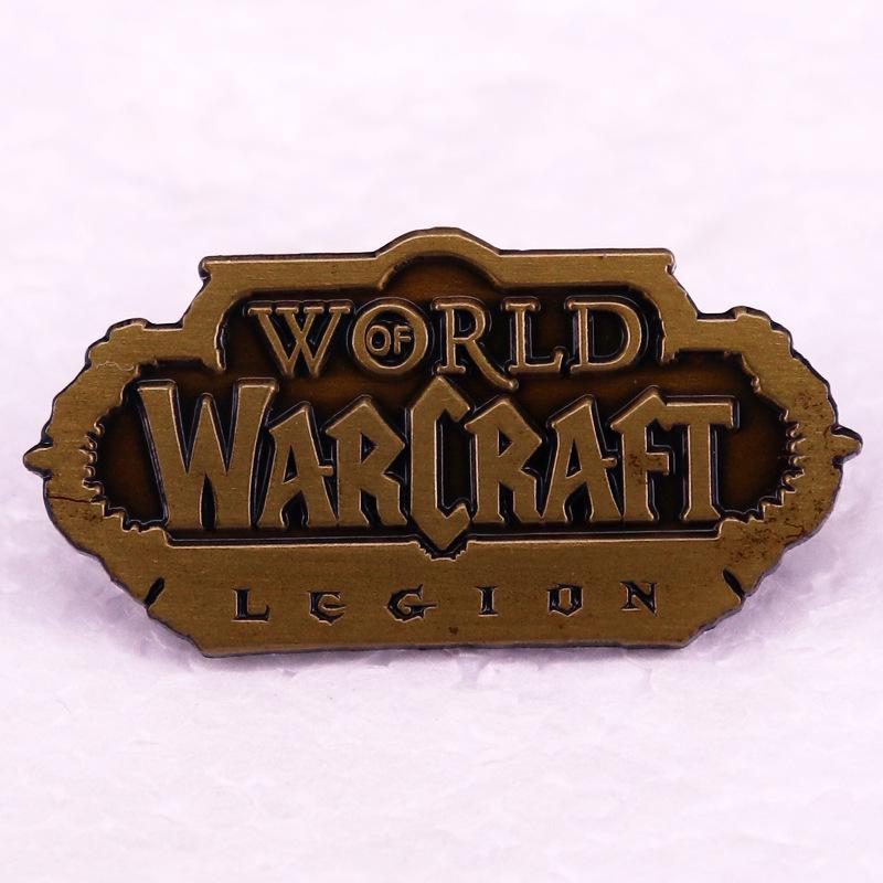 World of Warcraft Legion Retro Badge Pin Game