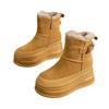 Thick Soled Warm Snow Boots for Women  New Model with Plush Cotton Shoes Korean Version Fashionable Versatile Short Boots