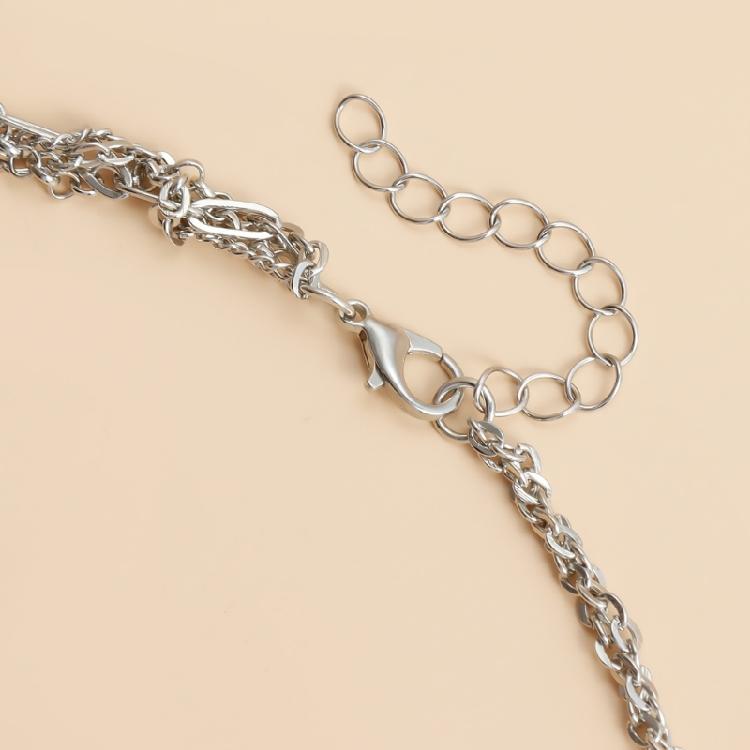 Sophisticated Multilevel Heart Charm Pendant with Pearls Accents Necklace Jewelry Accessory for Fashionable Outfits