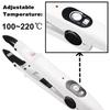 250V 25W Profissional Variável Constante Calor PLACA PLANA Fusões Extensão de Cabelo Queratina Bonding Ferramenta de Salão Ferro de Calor Varinha