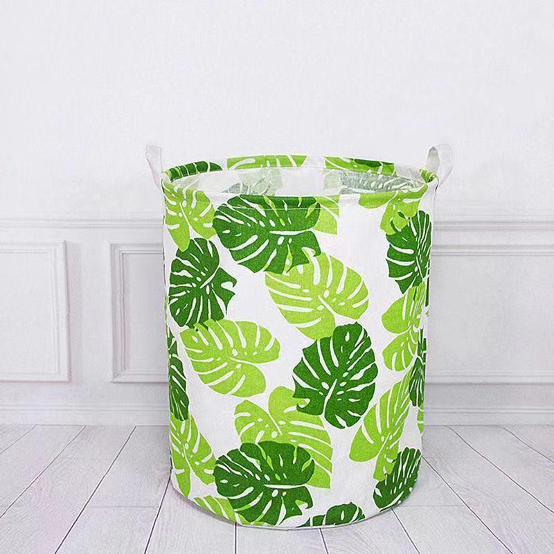Cotton Linen Collapsible Laundry & Toy Basket