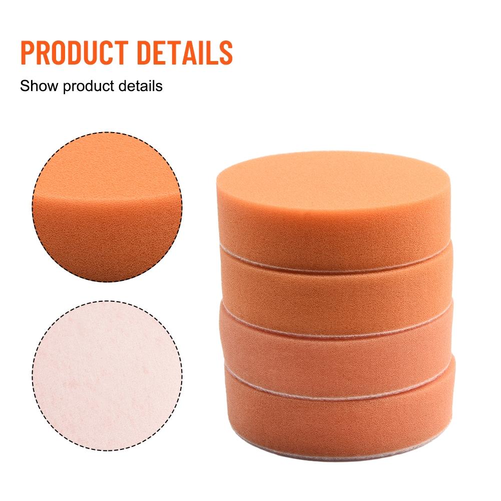 Polishing Buffer Pad 4inch 4pcs Auto Care Buffing Pads