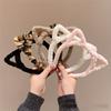 5Pcs Leopard Print Plush Cat Ear Headbands, A Cute Retro-Style Hair Accessory For Women, Suitable For Makeup, Face Washing, And Outdoor Use
