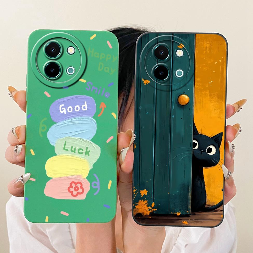 Casing For Vivo Y38 5G Cover Fashion Cartoon Cute Funny Painted Silicone Funda For Vivo Y 38 5G Phone Case