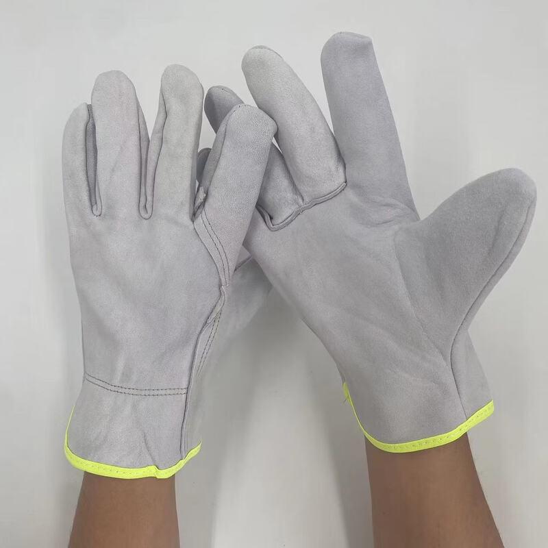Ting Bai Double-Layer Sheepskin Welding Gloves