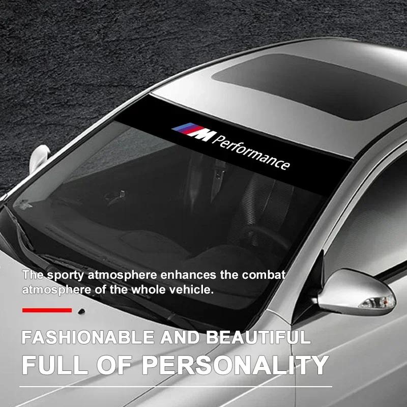 Car Windshield Sticker Front Window Sticker Sunshade For BMW M MINI E53 E70 E71 E72 E83 X3 X5 X6 E84 F48 F49 F39 F25 G01 F26 G02