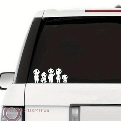 Aliens Family Car Side Window Glass Stickers Car Stickers Creative Decoration Fun Stickers