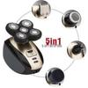 1800 Five-Head Floating Electric Shaver: Multi-Function Washable USB Rechargeable Razor