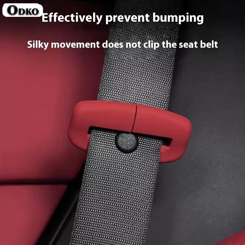 For MG MG5 ZS MG4EV Interior Accessries 2/4 Piece Car Seat Belt Silicone Protective Cover Trim