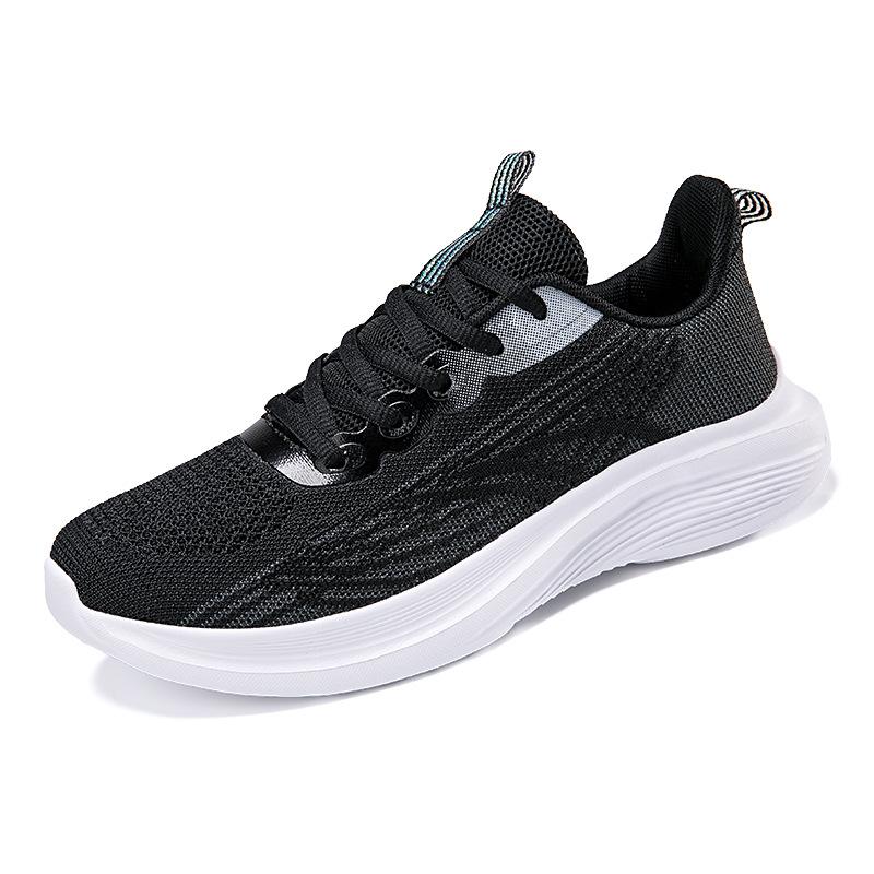 Summer New 2025 Men's Running Shoes Breathable Soft Sole Lightweight Shock-absorbing Sports Shoes Couple Shoes Spot