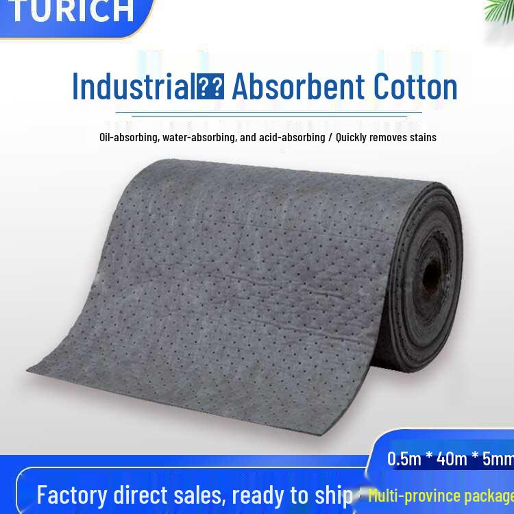 Universal Gray Oil & Water Absorbent Felt Mat for Industrial & Kitchen Cleaning 1m x 1m, Extendable