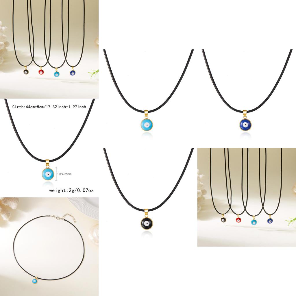 Unique Eye Pendant Jewelry With Electroplated Alloy For Women