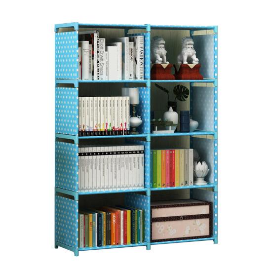 Storage Rack Easy Assembly Metal Tubes Non-Woven Fabric Dustproof Waterproof Large Capacity